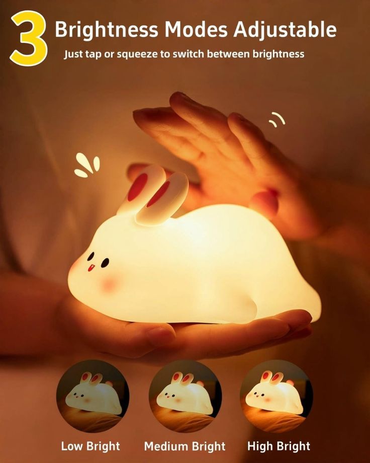 Cute Silicone Bunny Lamp