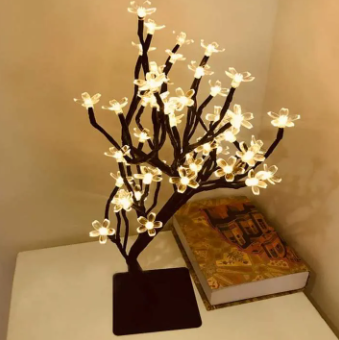 LED Cherry Blossom Flower Tree Lamp 🌸