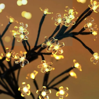 LED Cherry Blossom Flower Tree Lamp 🌸