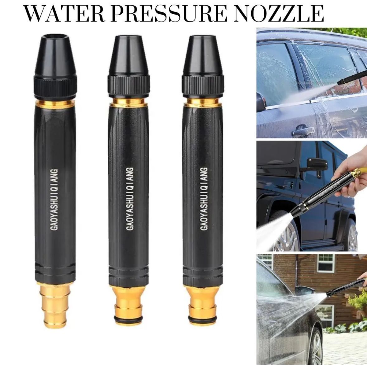 Adjustable Metal Car Wash Nozzle